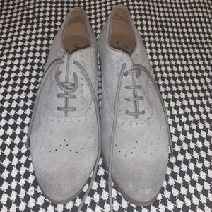 Susana Monaco Gray Suede Flats